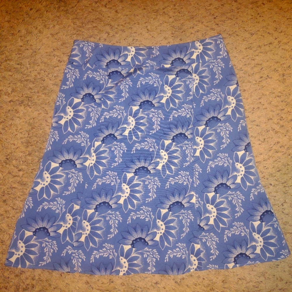 Ann Taylor Loft silk skirt 8